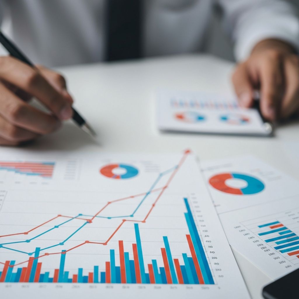 Data analysis and growth illustration
